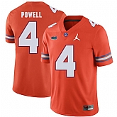 Florida Gators 4 Brandon Powell Orange College Football Jersey Dzhi,baseball caps,new era cap wholesale,wholesale hats
